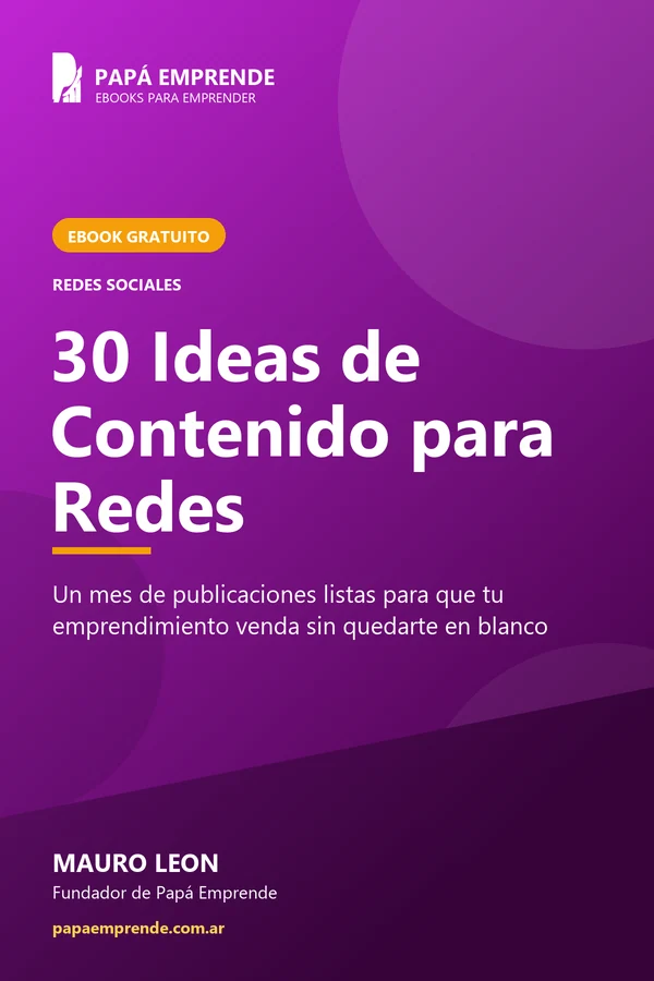 Portada del ebook 30 Ideas de Contenido para Redes